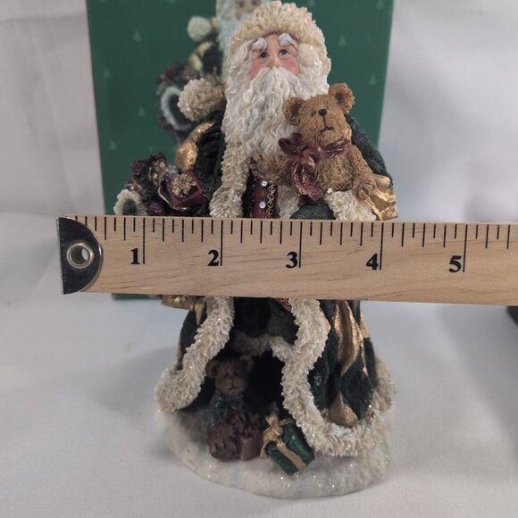 Boyd's Bears Nicholas Kringleton 2004 733206 Figurine Santa Lights Christmas - Picture 11 of 16
